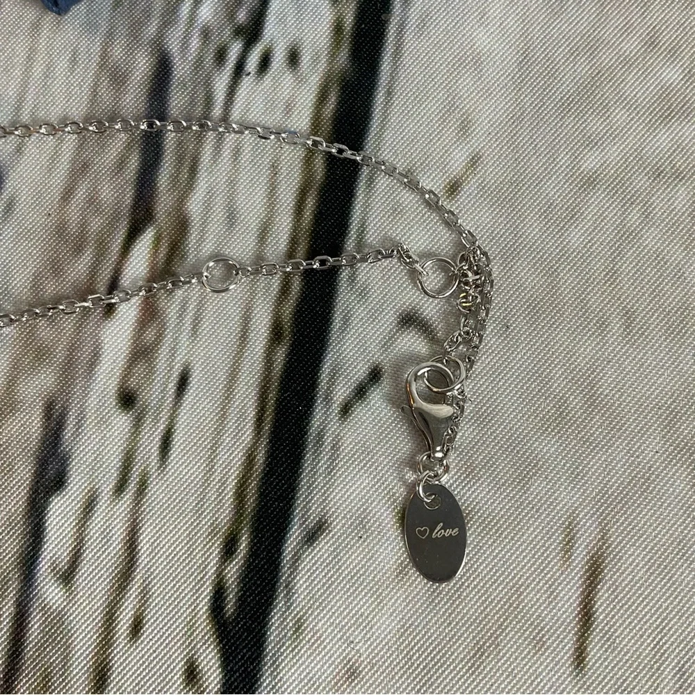 Elda & Co Sterling Silver .925 Heart Necklace Love You To The Moon And Back Gift - Picture 3 of 5